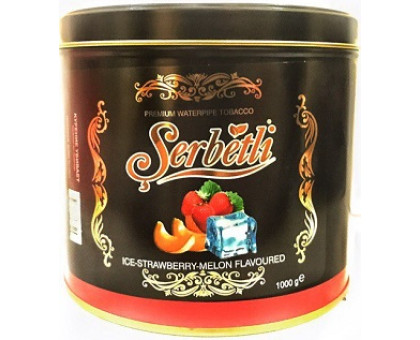 Табак для кальяна Serbetli Ice Strawberry Melon / Ледяная Клубника Дыня 1 кг