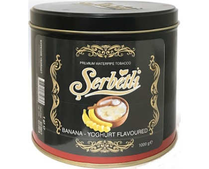 Табак для кальяна Serbetli Banana Yoghurt / Банановый йогурт 1 кг