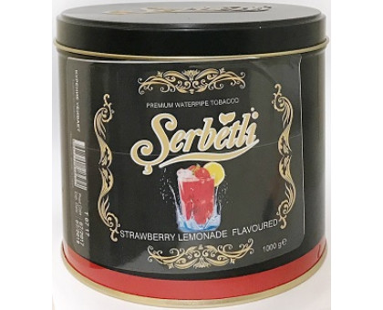Тютюн для кальяну Serbetli Strawberry Lemonade / Полуничний Лимонад 1 кг