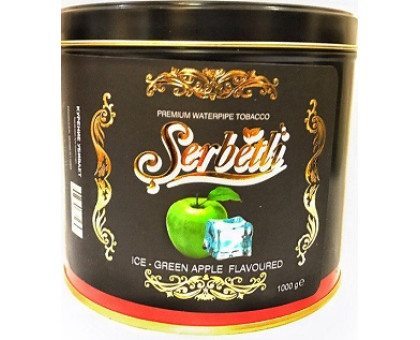 Табак для кальяна Serbetli Ice Green Apple / Ледяное Яблоко 1кг