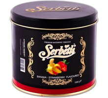 Табак для кальяна Serbetli Banana Strawberry / Банан Клубника 1 кг