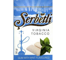 Табак для кальяна Serbetli Gum With Mint / Жевательная резинка мята 50 грамм