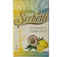 Табак для кальяна Serbetli Coconut Lemon / Кокос лимон 50 грамм