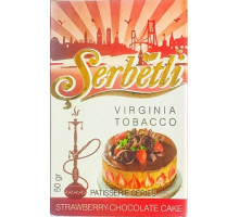 Тютюн для кальяну Serbetli Strawberry Chocolate Cake / Полунично шоколадний пиріг 50 грам