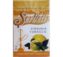 Тютюн для кальяну Serbetli Lemon with Mint / Лимон з М'ятою 50 грам