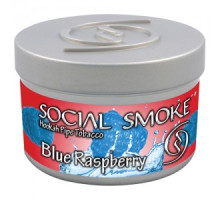 Тютюн для кальяну Social Smoke Blue Raspberry / Синя Малина 100 грам