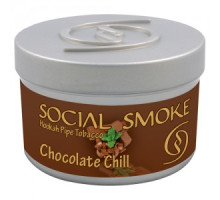 Тютюн для кальяну Social Smoke Chocolate Chill / Шоколад М'ята 100 грам