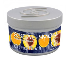 Тютюн для кальяну Social Smoke Citrus Peach / Цитрус Персик 100 грам