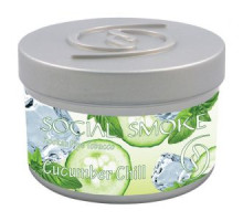 Тютюн для кальяну Social Smoke Cucumber Chill / Огірок м'ята 100 грам