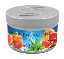 Тютюн для кальяну Social Smoke Grapefruit Chill / Грейпфрут м'ята 100 грам