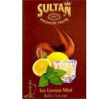 Тютюн для кальяну Sultan Ice Lemon mint / Крижаний Лимон М'ята 50 грам