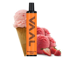Одноразовая электронная сигарета VAAL Strawberry Ice Cream (Клубника Мороженое) (1500 Затяжек)