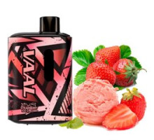 Одноразовая электронная сигарета VAAL Strawberry Ice Cream (Клубника Мороженое) (E5000 Затяжек)