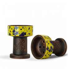 Чаша для кальяну Gusto Bowls Rook Yellow Blue (Жовтий Синій)