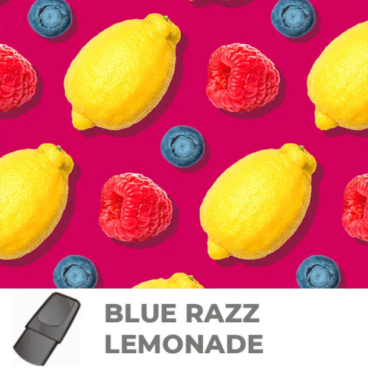 Картридж с жидкостью для устройств  Elf Bar RF350/Mate500 Blue Razz Lemonade (Голубика Малина Лимонад) 3шт. в упаковке